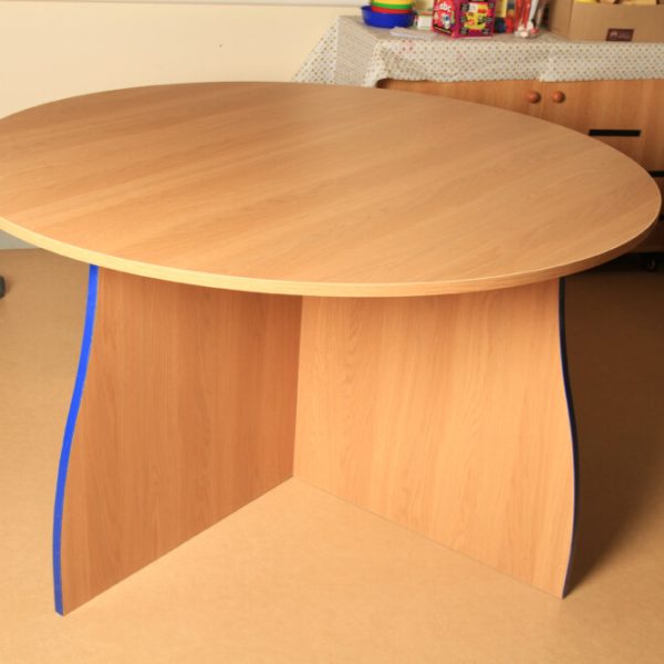 Circular Table - wooden frame
