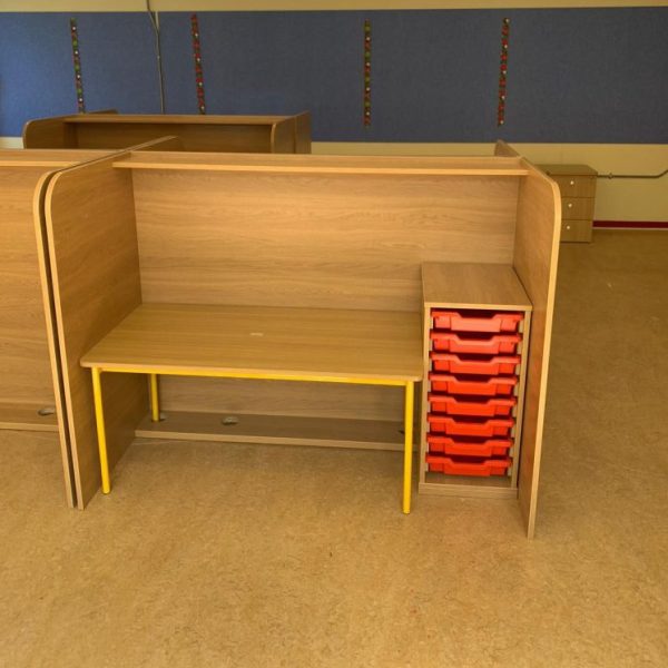 ASD Workstation - 5 foot Push In with Tote