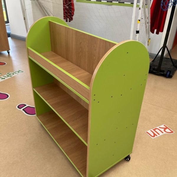 Double Sided Book Trolley